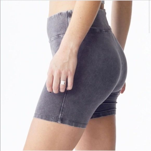 Free People Pants - SOLD Free People Grey Acid Wash Hot Short